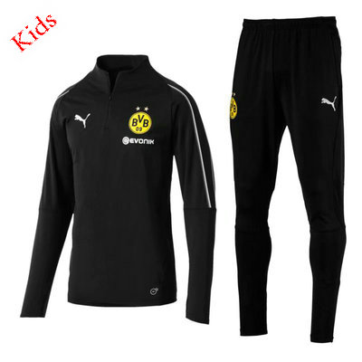 Maillot Formation ML Enfant Borussia Dortmund Noir 2018 2019