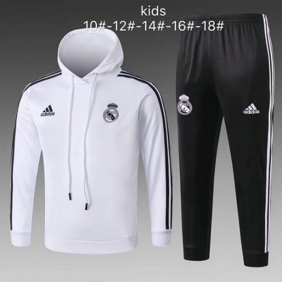 Maillot Formation ML Enfant Real Madrid Blanc-01 2018 2019