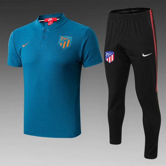 Maillot Polo Atletico Madrid Bleu 2019 2020