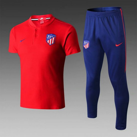 Maillot Polo Atletico Madrid Rouge 2018 2019