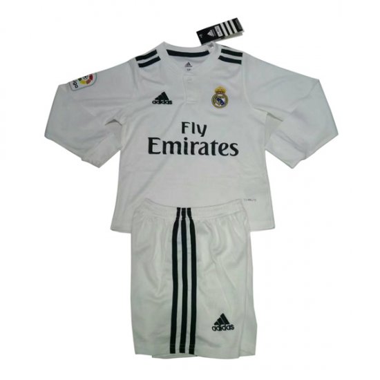 Maillot Real Madrid ML Enfant Domicile 2018 2019