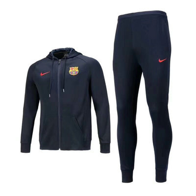 Veste de foot Barcelone Noir-02 2018 2019