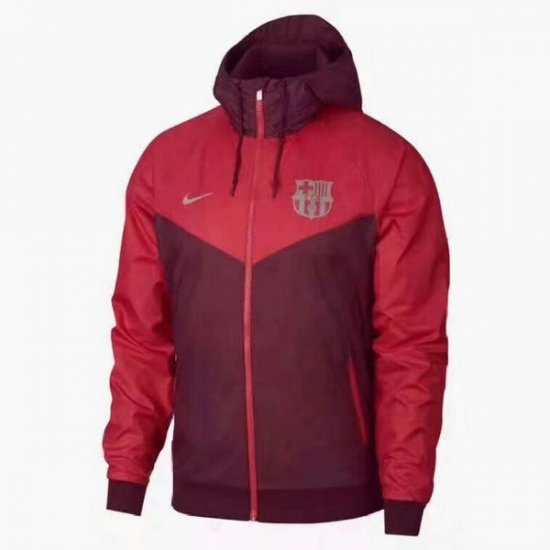 Veste de foot Barcelone Rouge-03 2018 2019