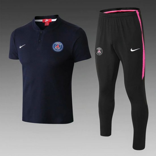 Maillot Polo PSG Bleu fonce-01 2018 2019