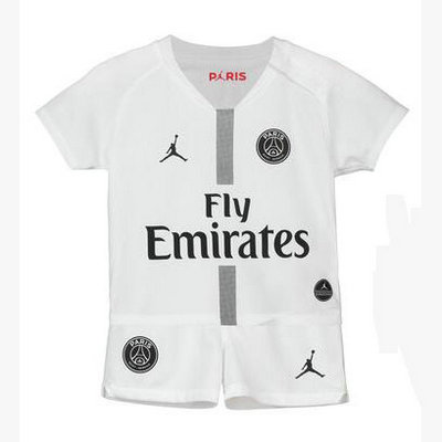 Maillot PSG Enfant Troisieme Blanc 2018 2019