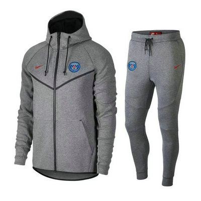 Veste de foot PSG Gris 2018 2019