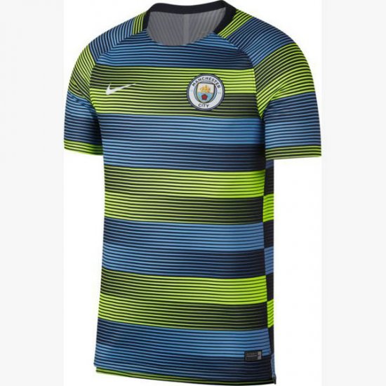 Maillot avant-match Manchester City Bleu 2018 2019