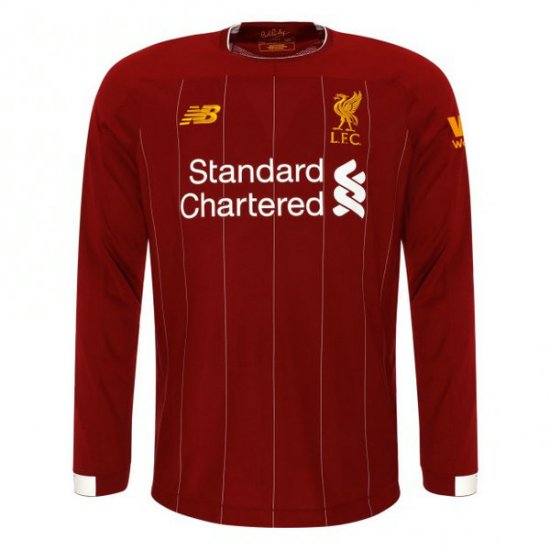 Maillot Liverpool Manche Longue Domicile 2019 2020