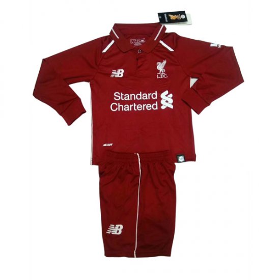 Maillot Liverpool ML Enfant Domicile 2018 2019