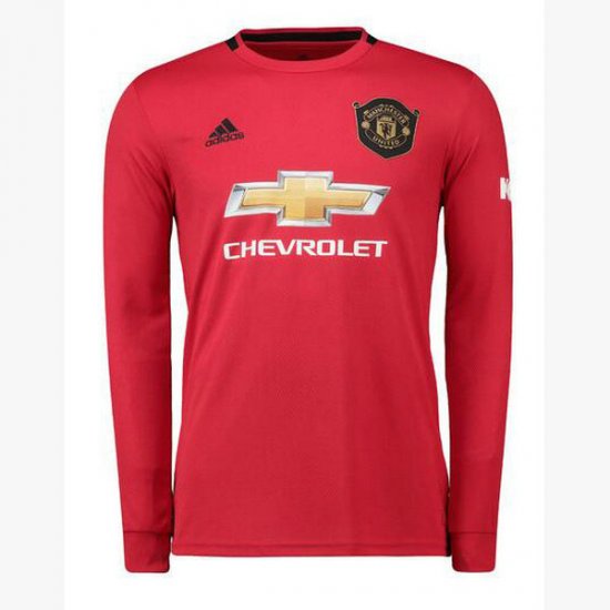 Maillot Manchester United Manche Longue Domicile 2019 2020