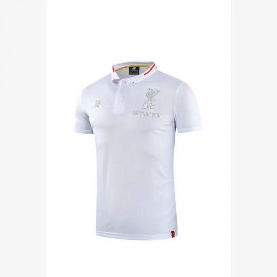 Maillot Polo Liverpool blanc 2018 2019