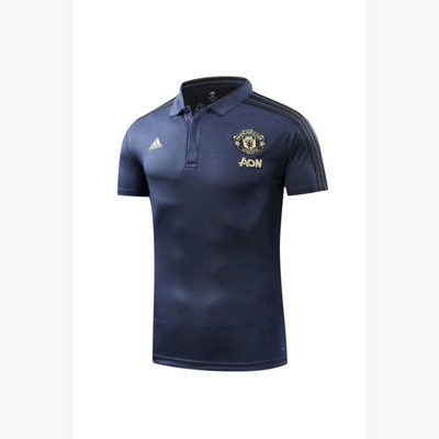 Maillot Polo Manchester United bleu marine 2018 2019