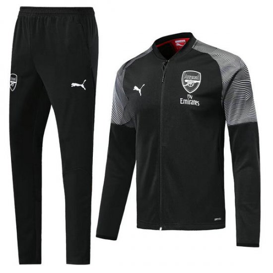 Veste de foot Arsenal Noir-01 2018 2019