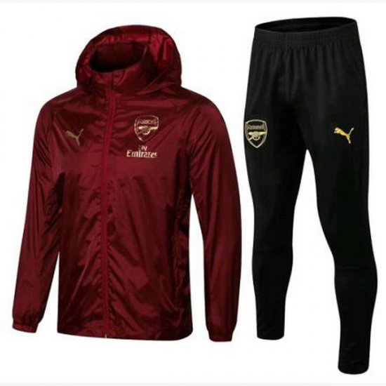 Veste de foot Arsenal Rouge-01 2018 2019