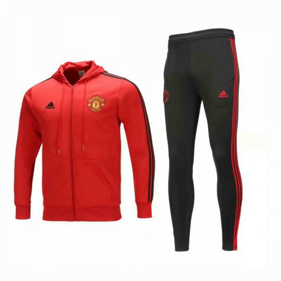 Veste de foot Manchester United Rouge-01 2018 2019