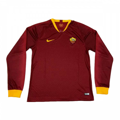 Maillot AS Roma Manche Longue Domicile 2018-2019