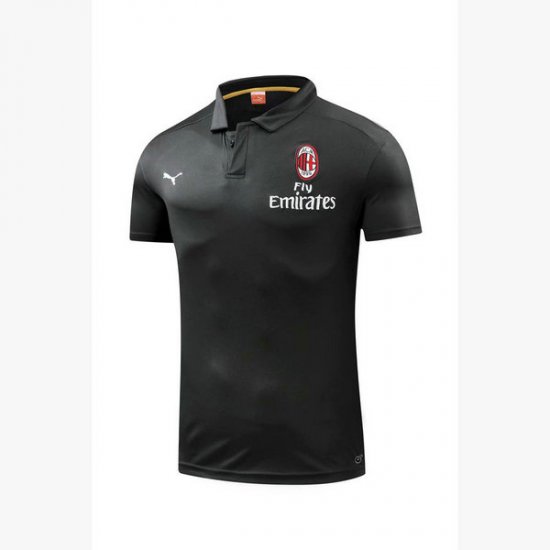 Maillot Polo AC Milan Noir 2018 2019