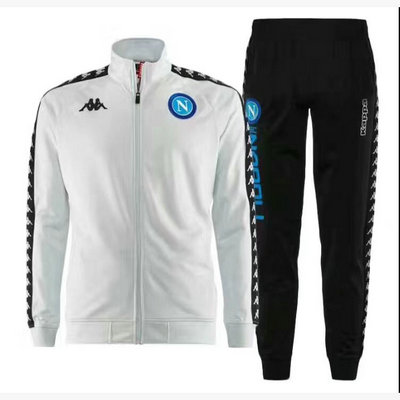 Veste de foot Napoli Blanc 2018 2019