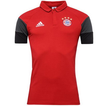 Maillot Bayern Munich polo Rouge 2017