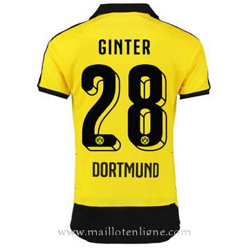 Maillot Borussia Dortmund GINTER Domicile 2015 2016