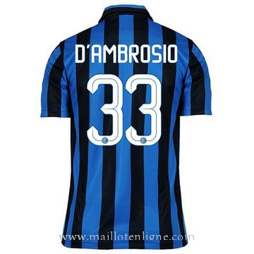 Maillot Inter Milan D'AMBROSIO Domicile 2015 2016