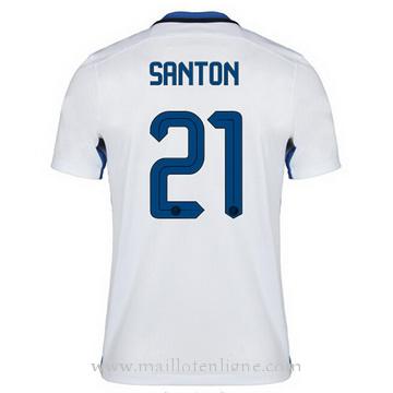 Maillot Inter Milan SANTON Exterieur 2015 2016