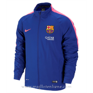 Veste de foot Barcelone 2014 2015 Bleu