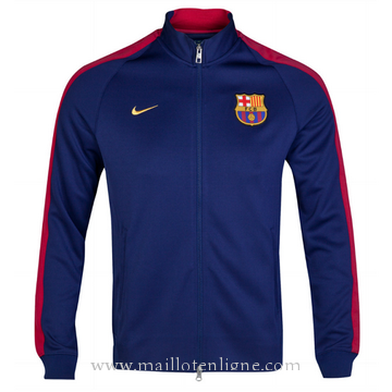 Veste de foot Barcelone 2014 2015 Bleu marine