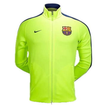 Veste de foot Barcelone 2016 2017 Jaune