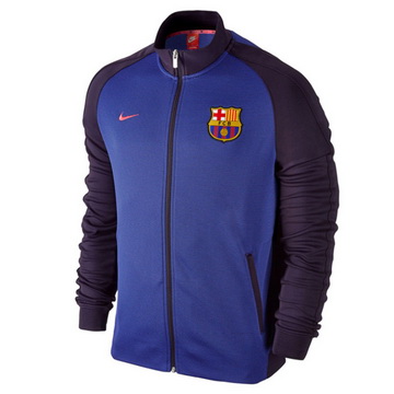 Veste de foot Barcelone 2016 2017 Bleu