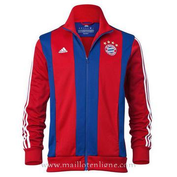 Veste de foot Bayern Munich 2014 2015 Rouge Et Bleu