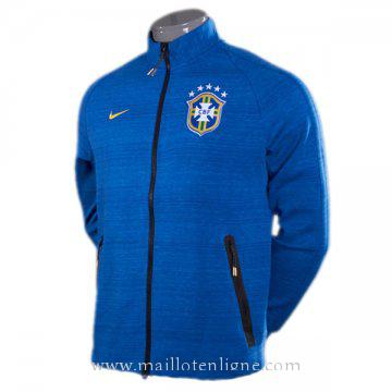 Veste de foot Bresil 2016 2017 Bleu