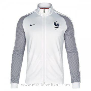 Veste de foot France 2016 2017 Blanc