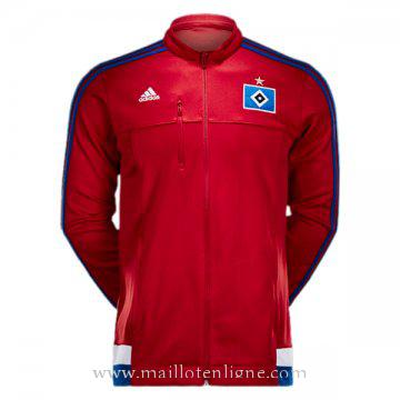 Veste de foot Hambourg 2016 2017 Rouge