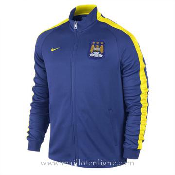 Veste de foot Manchester City 2014 2015 Bleu