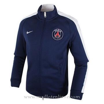 Veste de foot PSG 2014 2015 Marine Blue