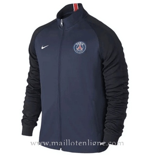 Veste de foot PSG 2015 2016 Bleu marine