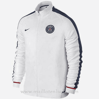 Veste de foot PSG 2015 2016 blanc