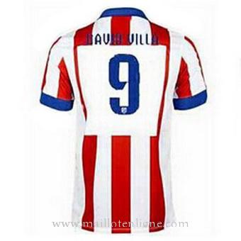 Maillot Atletico de Madrid DAVID VILLA Domicile 2014 2015