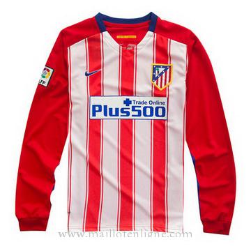 Maillot Atletico de Madrid Manche Longue Domicile 2015 2016