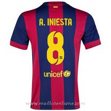 Maillot Barcelone A.Iniesta Domicile 2014 2015