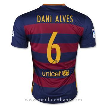 Maillot Barcelone Dani Alves Domicile 2015 2016