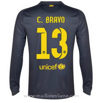 Maillot Barcelone Gardien ML C.Bravo Domicile 2014 2015