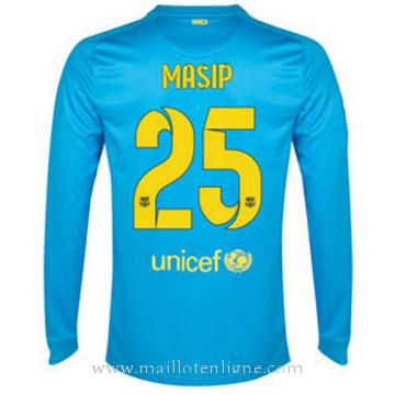 Maillot Barcelone Gardien ML Masip Exterieur 2014 2015