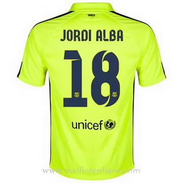 Maillot Barcelone Jordi Alba Troisieme 2014 2015