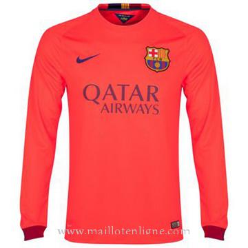 Maillot Barcelone Manche Longue Exterieur 2014 2015