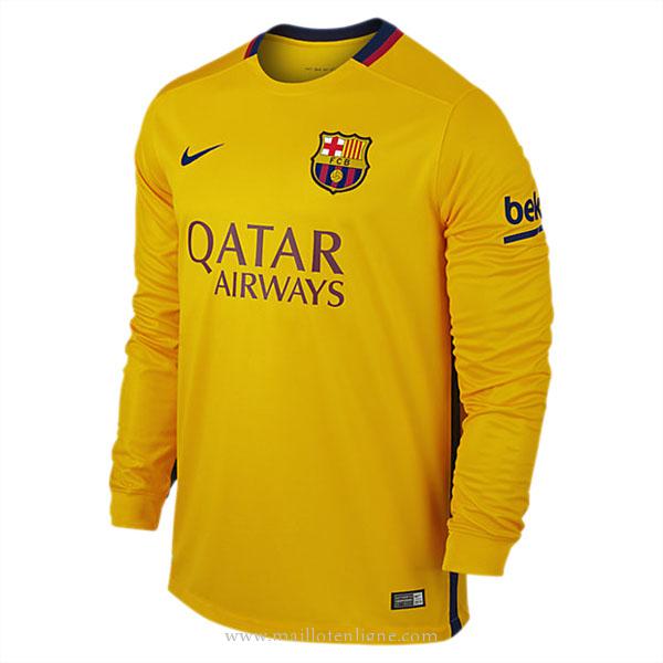 Maillot Barcelone Manche Longue Exterieur 2015 2016