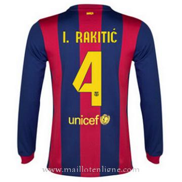 Maillot Barcelone Manche Longue I.Rakitic Domicile 2014 2015