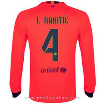 Maillot Barcelone Manche Longue I.Rakitic Exterieur 2014 2015