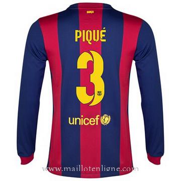 Maillot Barcelone Manche Longue Pique Domicile 2014 2015